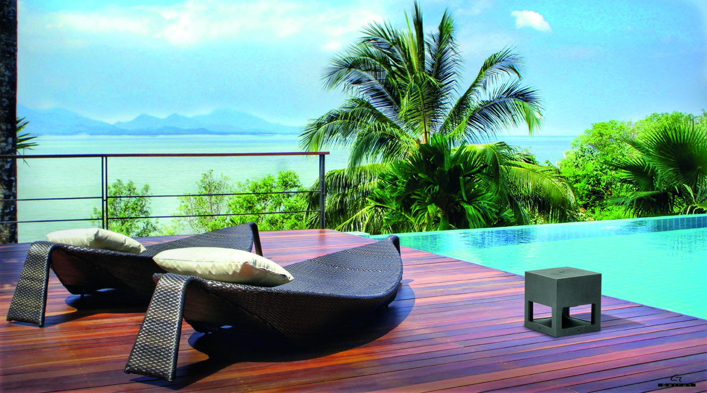 Altavoz para patio y piscina